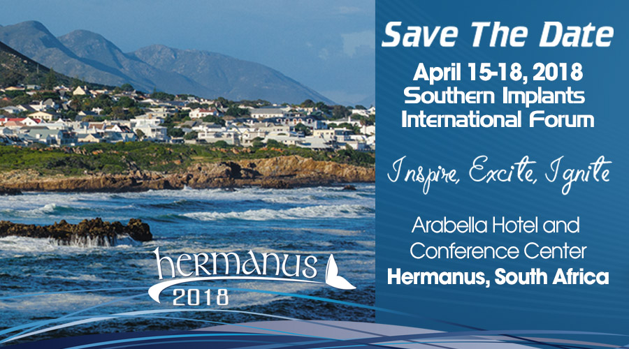 April 15-18, 2018 – Save The Date – International Forum – Inspire, Imagine, Ignite – Hermanus South Africa