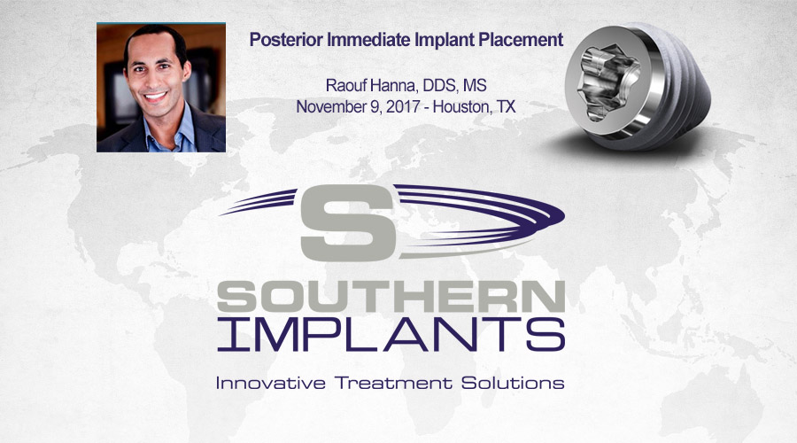 November 9, 2017 – Posterior Immediate Implant Placement