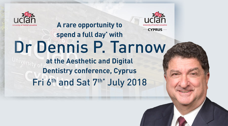 July 6 and 7, 2018 – A rare opportunity to spend a full day* with Dr. Dennis P. Tarnow