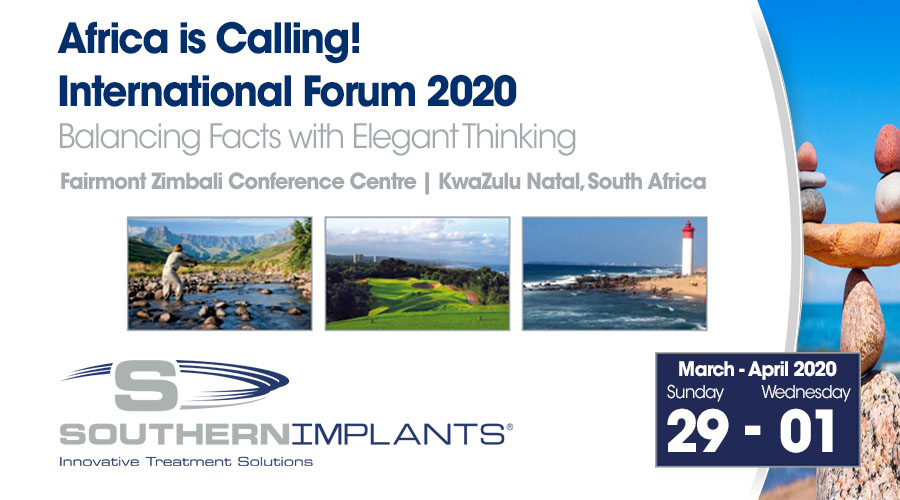 March 29 – April 1, 2020 – Southern Implants International Forum