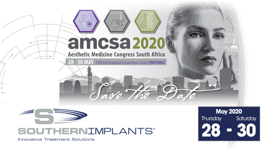 May 28-30, 2020 – Aesthetic Medicine Congress of South Africa (AMCSA) 2020 Congress
