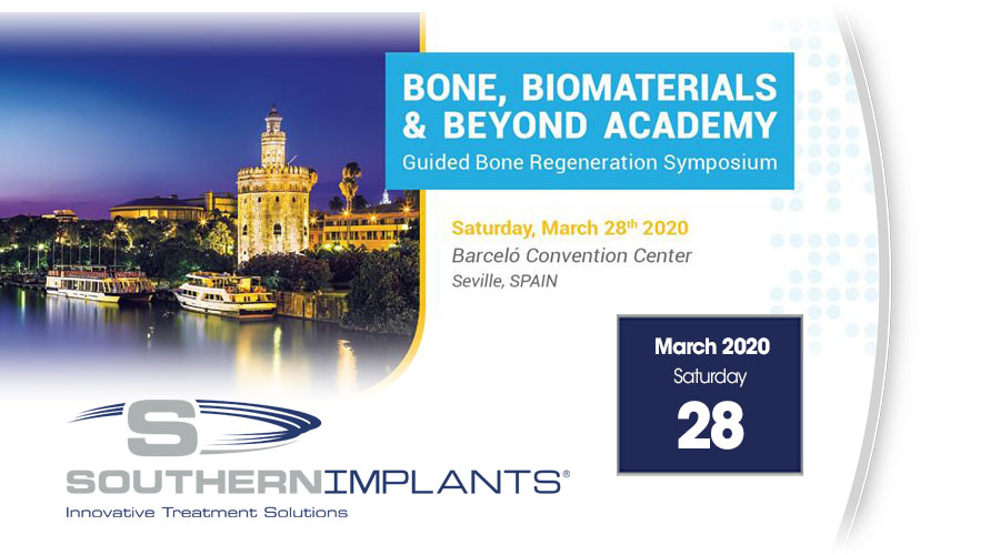 March 28, 2020 – Bone Biomaterials & Beyond Academy – Guided Bone Regeneration Symposium 2020