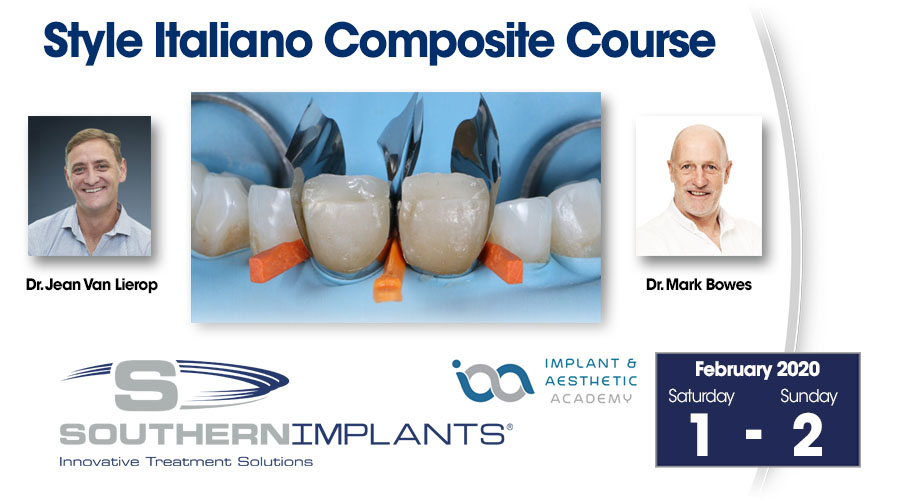 February 1-2, 2020 – Style Italiano Composite Course