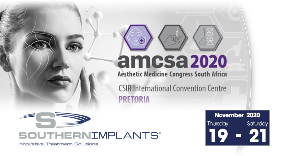 November 19-21, 2020 – Aesthetic Medicine Congress of South Africa (AMCSA) 2020 Congress